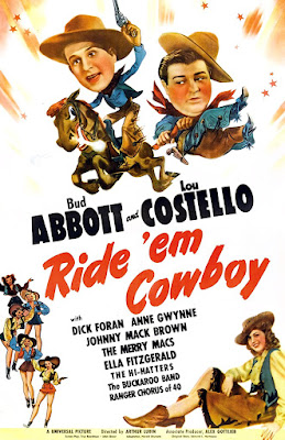 Abbott and Costello Ride 'Em Cowboy movie poster