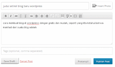 cara membuat blog gratis