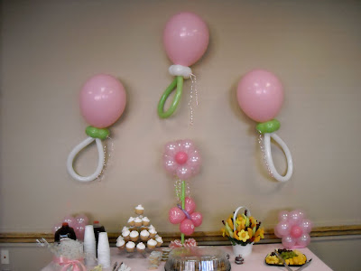 Decorar un baby shower con globos