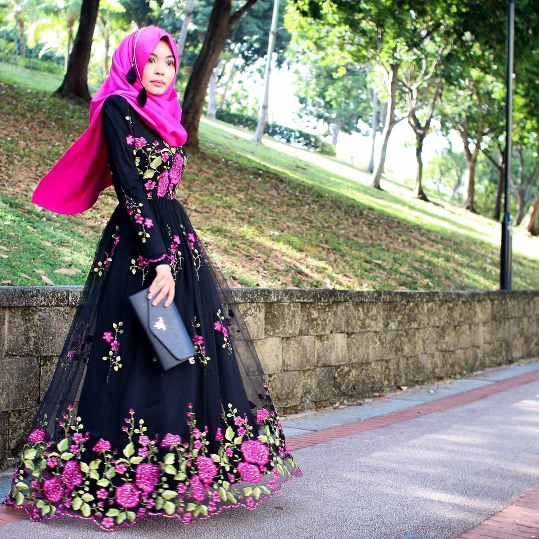 40 Gambar Desain Baju  Muslim  Remaja  Paling Modis