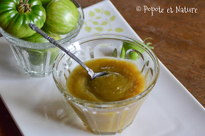 ketchup aux tomates vertes @Popote et Nature