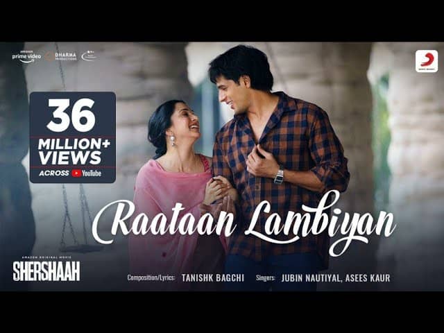 Raataan Lambiyan (Jubin Nautiyal & Asees Kaur) Lyrics & Mp3 Song Download Pagalworld