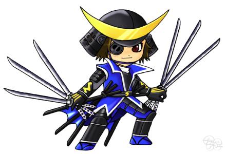 プラムのアトリエ 戦国basara3 伊達 政宗 ミニキャラ ちびキャラ イラスト プラムのアトリエ 戦国basara3 伊達 政宗 ミニキャラ ちびキャラ イラスト