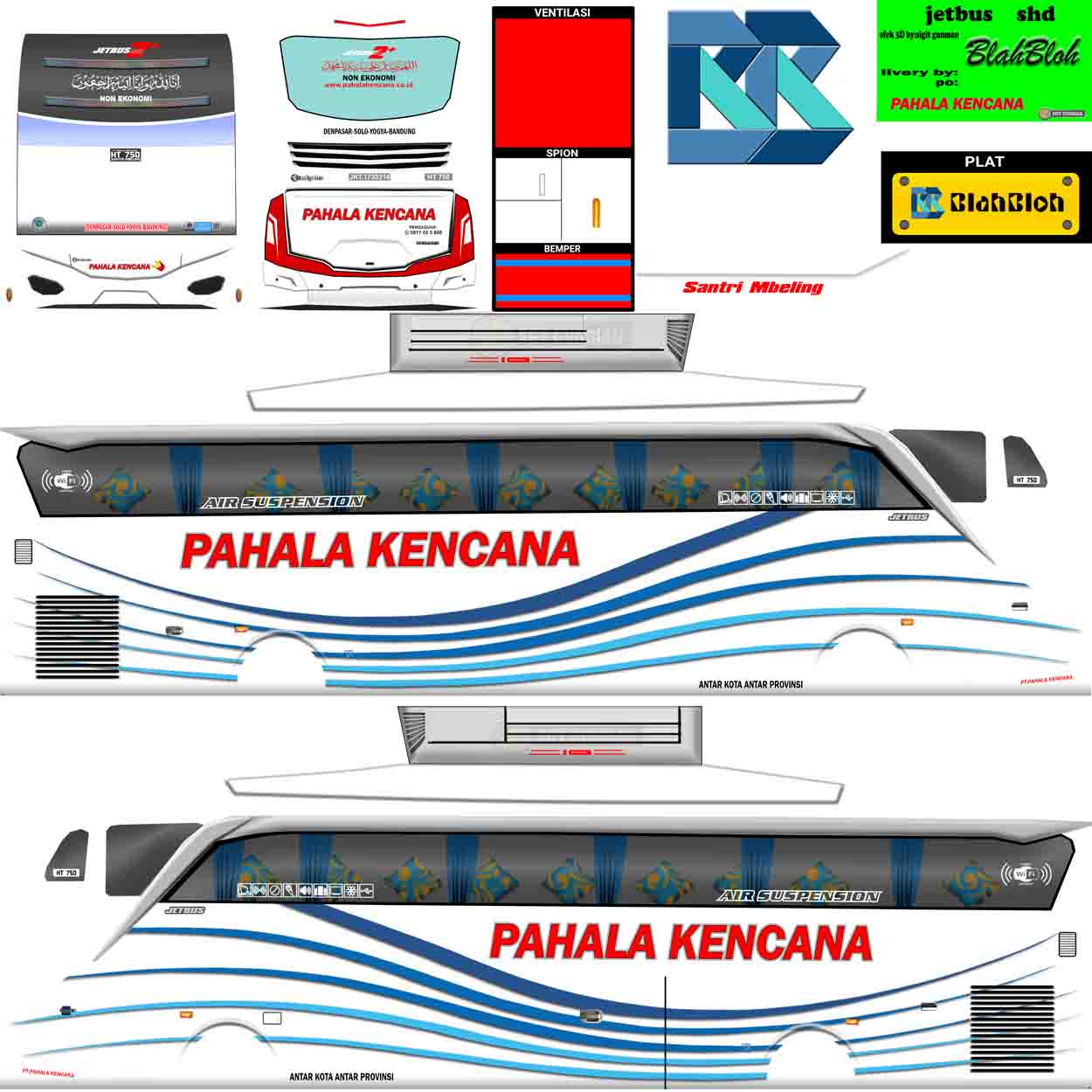 livery bus kencana