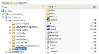 Mengatur show dan hidden file di windows explorer