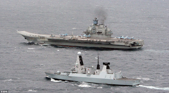 RFS Kuznetsov and HMS Dragon