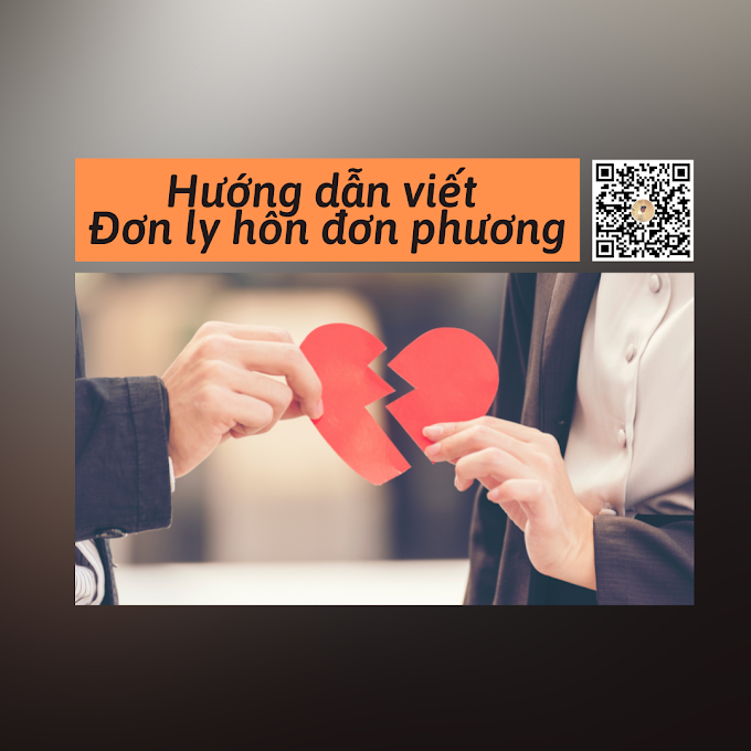 Hướng dẫn viết Đơn ly hôn đơn phương mới nhất