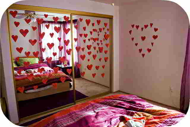 Home Show Bedroom  Decoration For Valentine s  Day