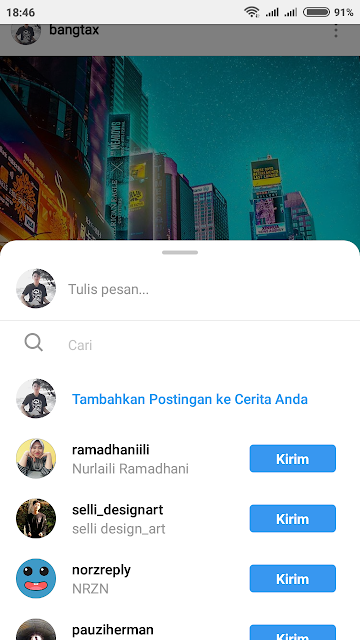 Cara Sematkan Postingan Feed Ke Story Instagram