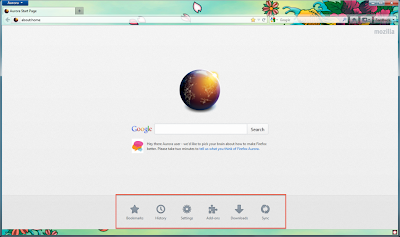 Tampilan Preview Firefox 15 (Aurora)