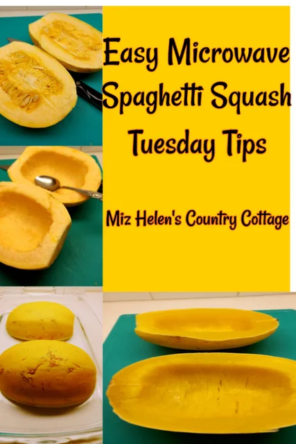 Easy Microwave Spaghetti Squash Recipe at Miz Helen's Country Cottage