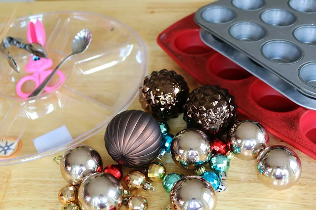 fine motor skills using ornaments