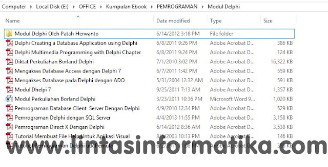 Download Modul Belajar Pemrograman Delphi Lengkap