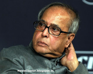 Pranab Mukherjee as the 13th president of India