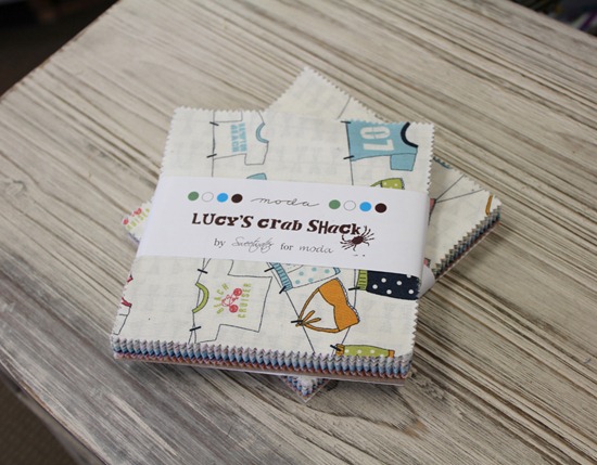 lucy's crab shack charm packs