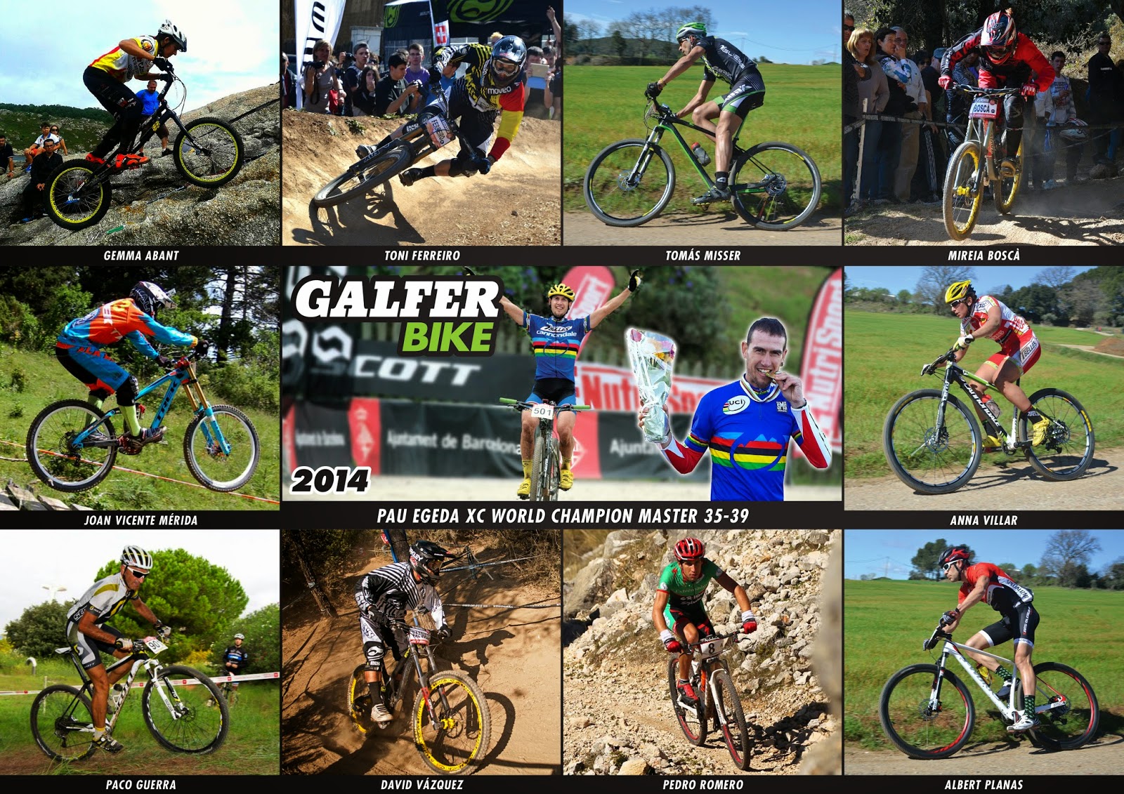 EXCELENTES RESULTADOS DEPORTIVOS PARA GALFER BIKE EN LA TEMPORADA 2014