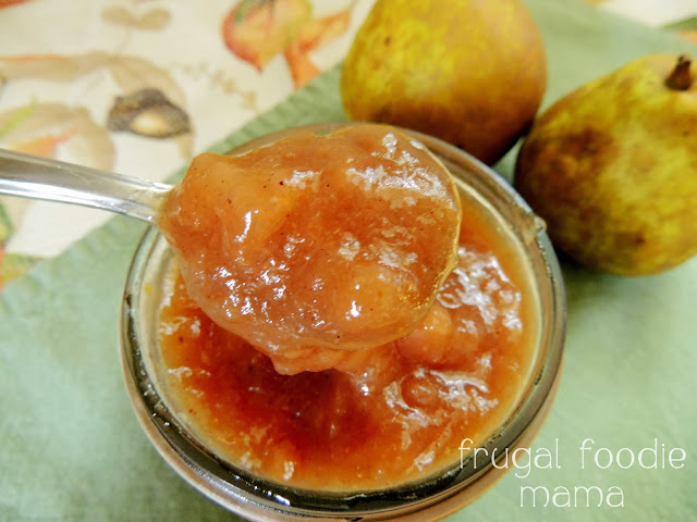 Made with fresh pears & a pinch of cardamom, this Slow Cooker Spiced Pear Butter is a delicious way to celebrate the flavors of fall.