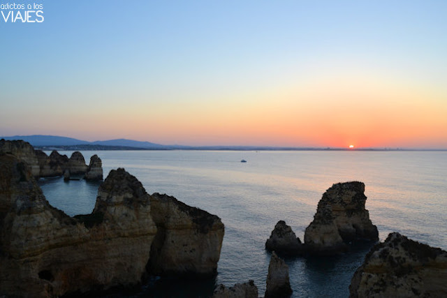 Amanecer en Ponta da Piedade, Algarve