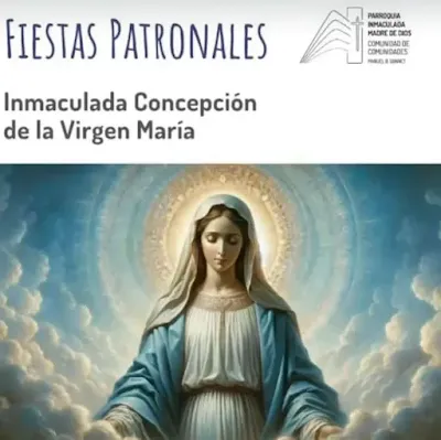 Celebración de las Fiestas Patronales en Gonnet con procesión, misa, feria de artesanías y patio de comidas en la Parroquia Inmaculada Madre de Dios