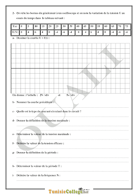 تحميل فرض تأليفي علوم فيزيائية سنة تاسعة أساسي مع الاصلاح pdf,Physique 9,فيزياء سنة 9, تمارين  فيزياء سنة تاسعة مع الإصلاح موقع مسار التميز 9ème