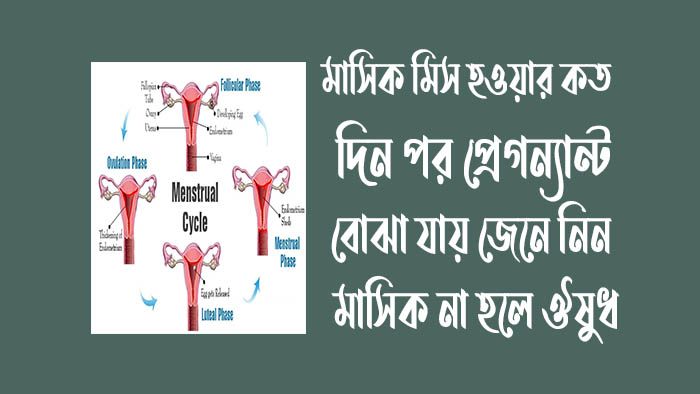 মাসিক মিস হওয়ার কত দিন পর প্রেগন্যান্ট বোঝা যায়