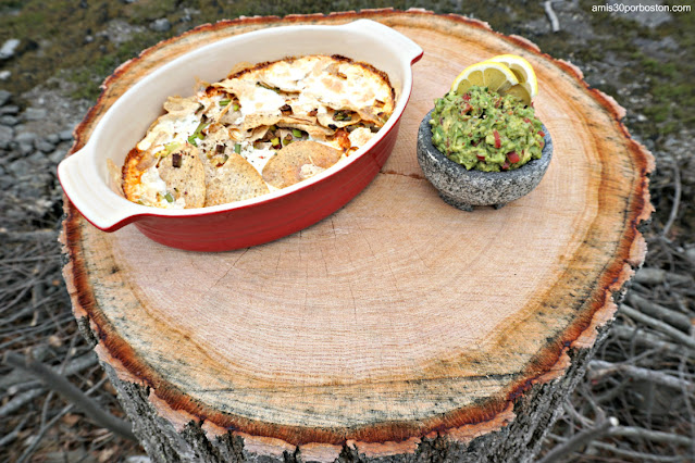 Nachos Sin Gluten con Queso y Guacamole