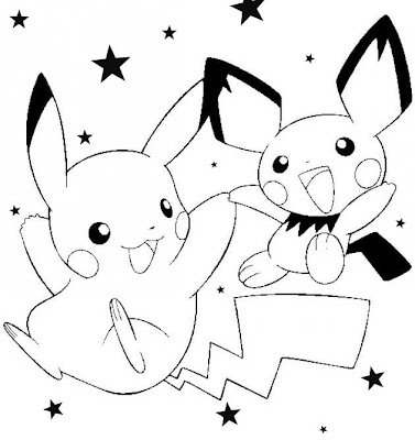 Pokemon Coloring Sheets on Pokemon Coloring Pages Brings You A Few Pikachu Coloring Book Pages