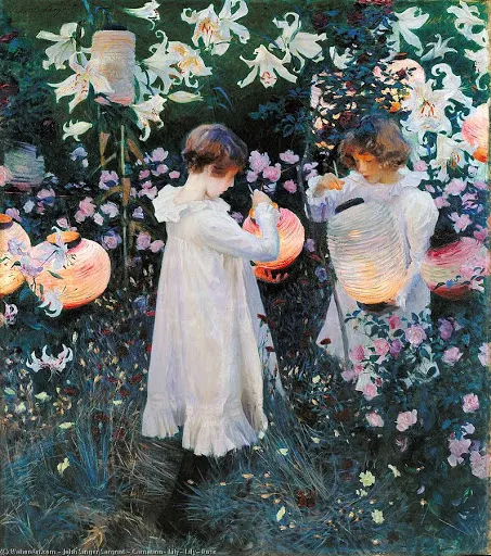 Carnation, Lily, Lily, Rose by John Singer Sargent (1885)