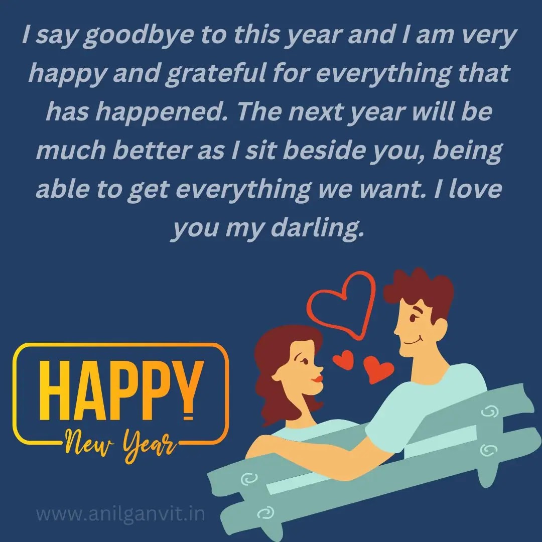 Happy New year Wishes for Girlfriend