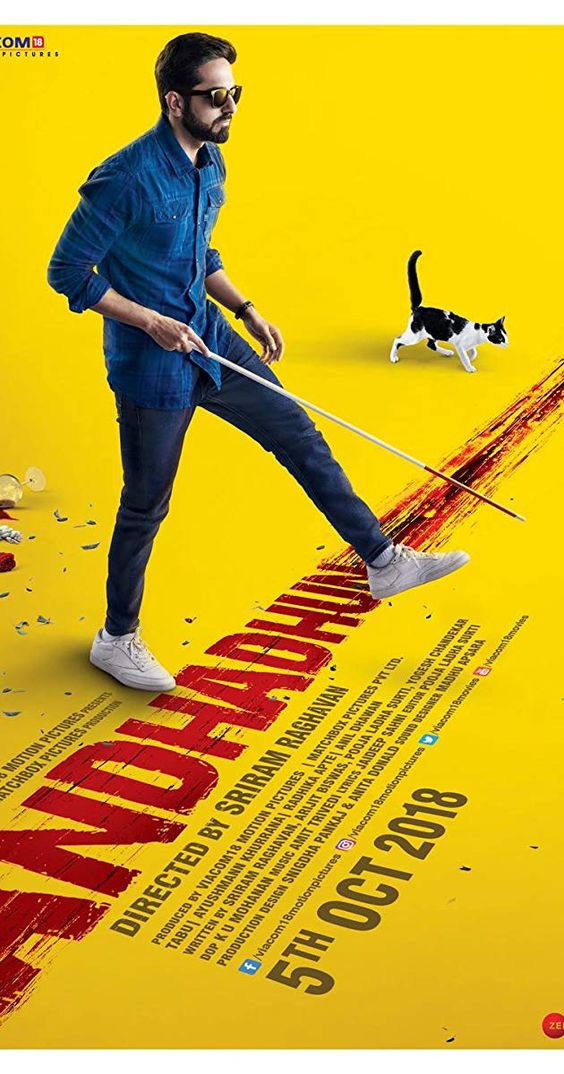 Rekomendasi Film Bollywood India terbaik Andhadhun