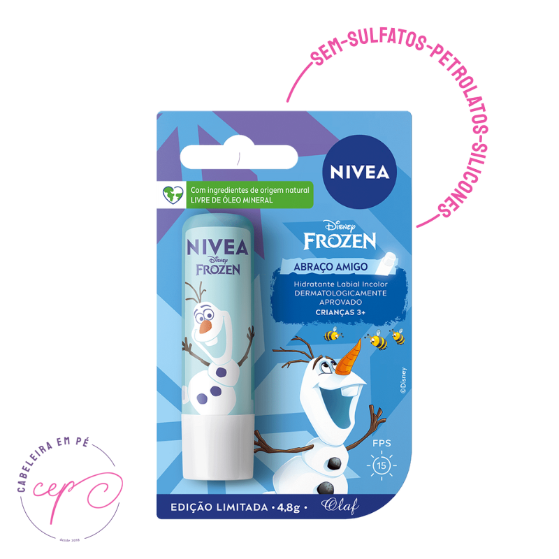 Hidratante Labial Abraço Amigo Olaf - Nivea