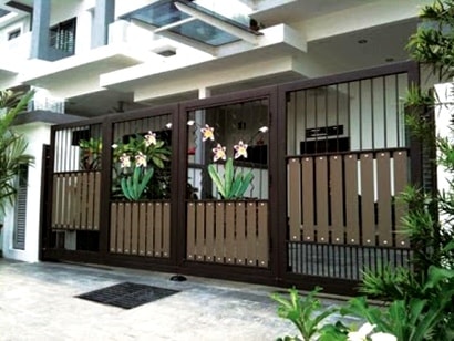 Desain Pagar Rumah Minimalis  Modern