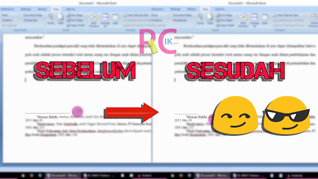 Bingung Disuruh Dosen Memendekkan Ukuran Garis Footnote? Coba Cara Otomatis yang Sangat Mudah Ini!