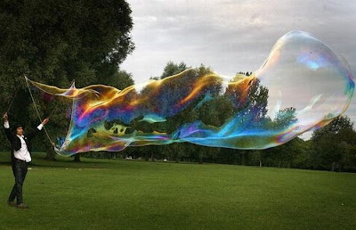 giant soap bubbles