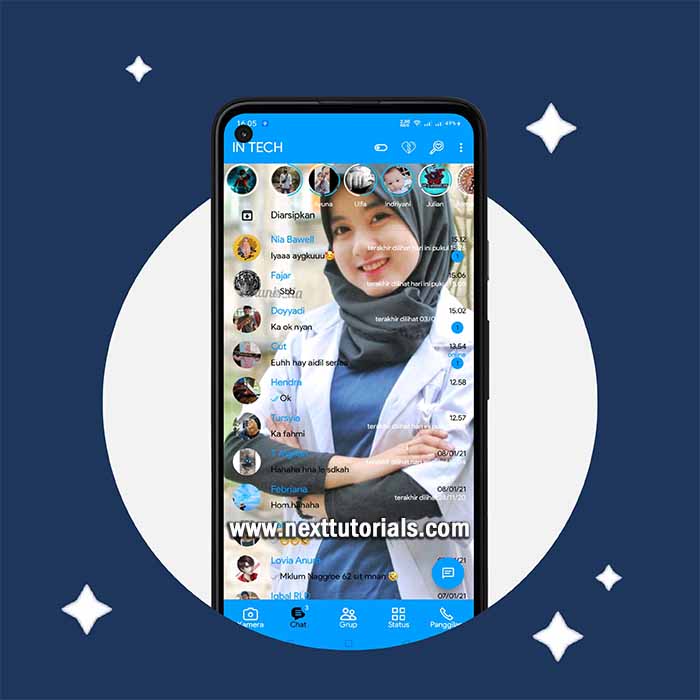 Kumpulan Tema WhatsApp Aero Cewek Cantik by Munis Lia