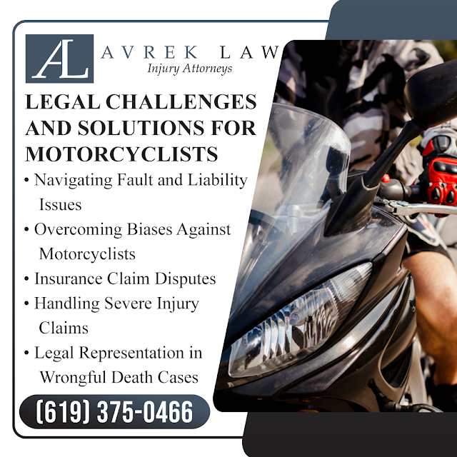 Avrek Law firm legal challenges for motorcyclist