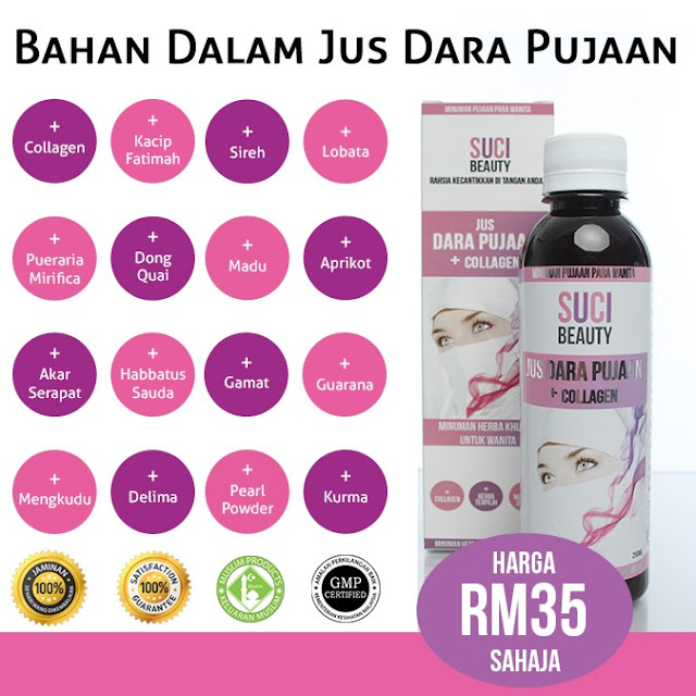 Jus Dara Pujaan Suci Beauty Murah