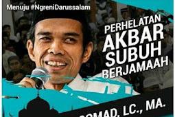 Jadwal Pengajian Ustad Abdul Somad Simo Boyolali, 18 September 2018