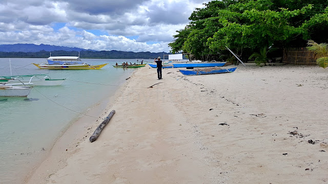 white sandy beach of Canigao Island, Matalom Leyte