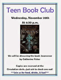 Teen Book Club - Incarceron