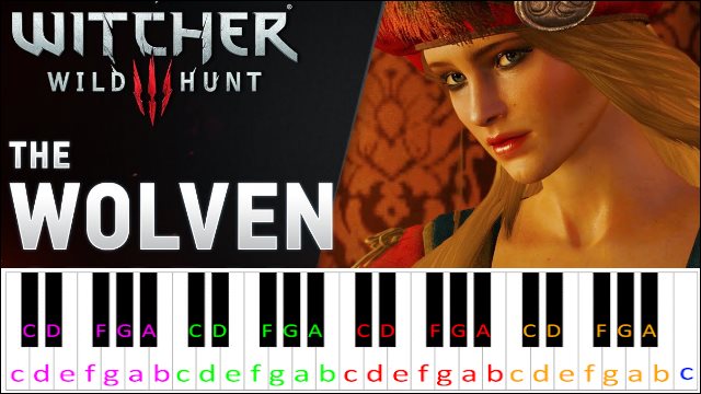 Priscilla's Song (The Witcher 3) Piano / Keyboard Easy Letter Notes for Beginners