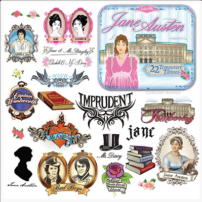 jane austen tattoos