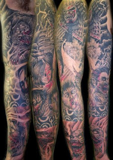 Japanese Traditional Sleeve Tattoo Designs