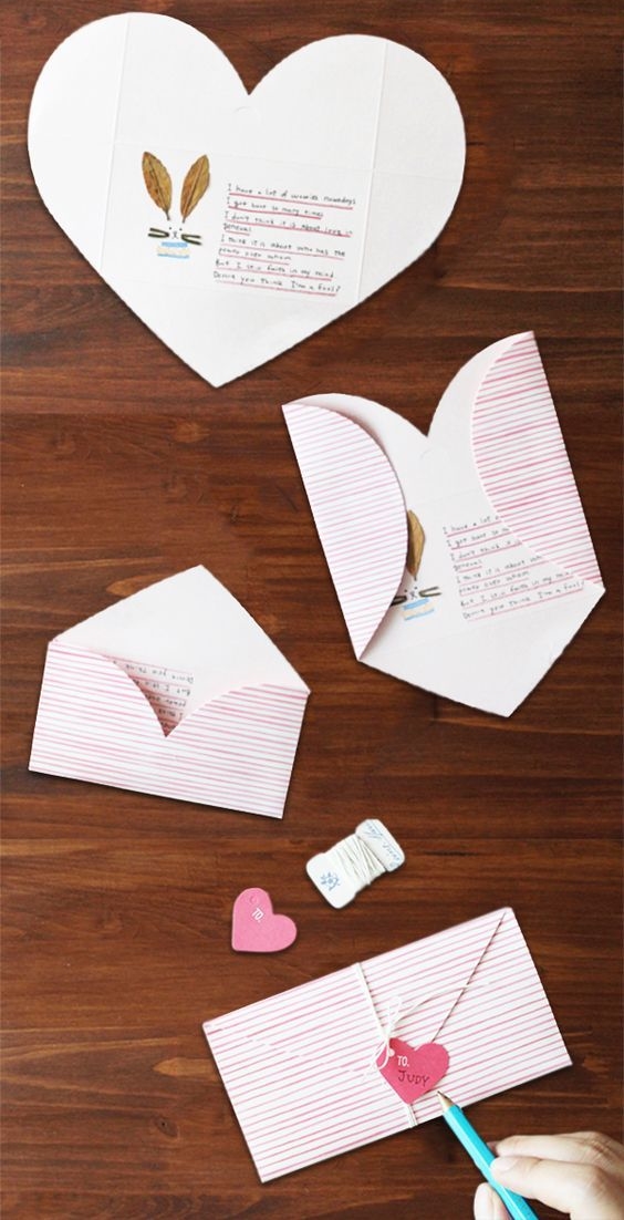 Como hacer cartas romanticas para san Valentin rapidamente 