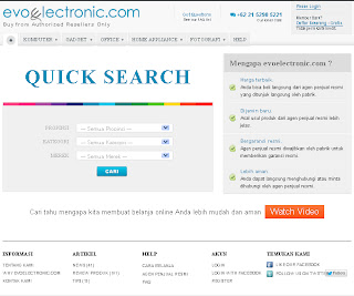 belanja elektronik di evoelectronic.com