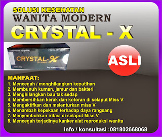 obat keputihan herbal crystal x