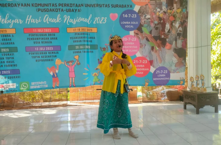 Sambut Hari Anak Nasional 2023, Pusdakota Ubaya Gelar Berbagai Lomba