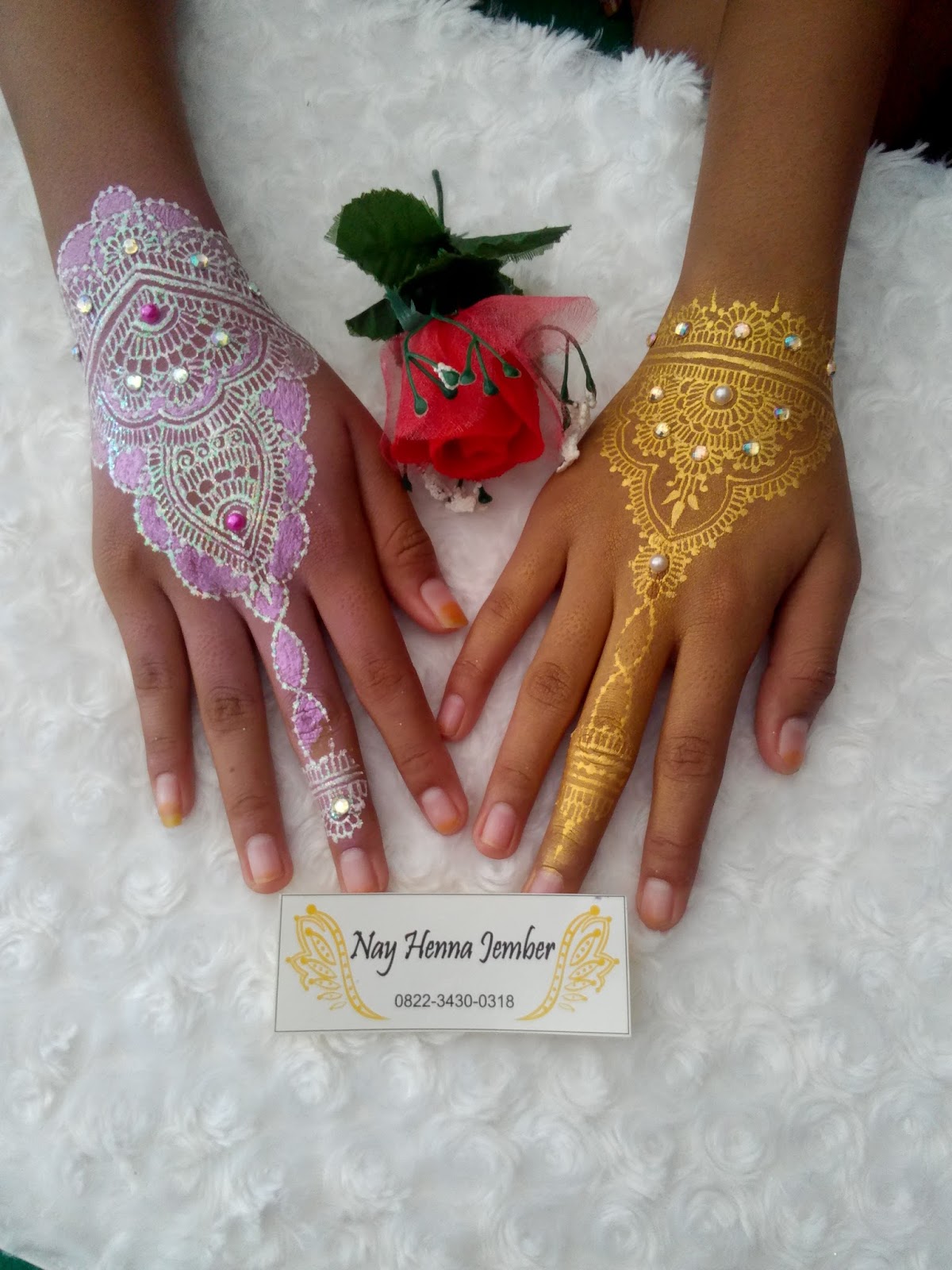 Informasi Lengkap Tentang Henna Putih Bling Bling White Henna