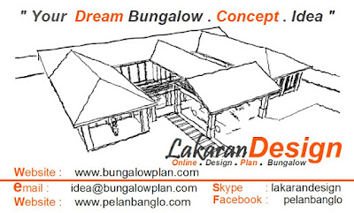 IDEA RUMAH IDAMAN ANDA (IDEA DESIGN BUNGALOW) + ( PELAN 