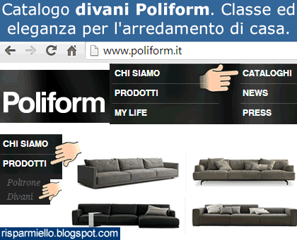 catalogo divani poliform